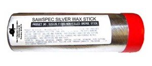lubricating saw blade wax stick